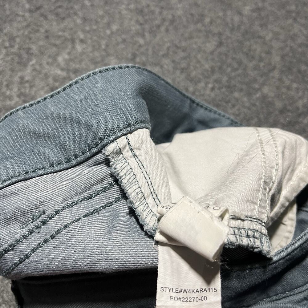 Prana Kara Pants Womens 6/28 Blue Gray Twill Straight Leg Stretch Casual Jeans - Picture 8 of 10